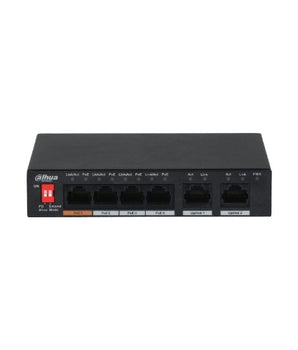DAHUA 6-Port Unmanaged Desktop Switch with 4-Port PoE DH-S3006-4ET-60