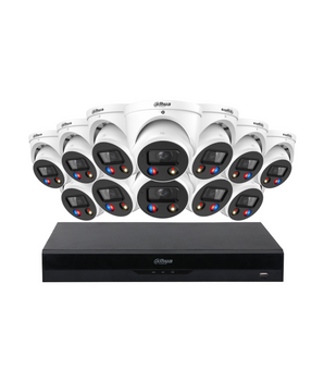 DAHUA 12x 8MP 4K TiOC 3.0 Turret 16CH WizSense NVR