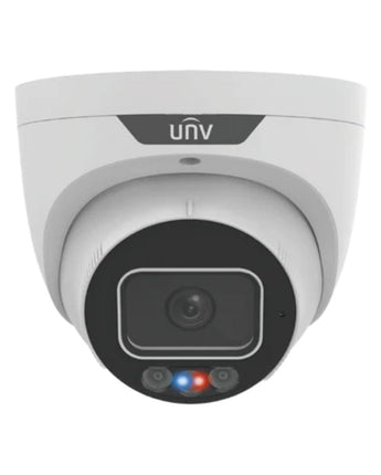 UNIVIEW 8MP 2.8mm TriGuard Light and Audible Warning Fixed Turret Network Camera IPC3638SS-ADF28KMC-I1