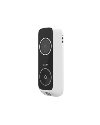 UNIVIEW Easystar 3MP + 2MP Dual-Lens Wi-Fi Video Doorbell with Wide Angle and Motion Detection ED-525B-WB
