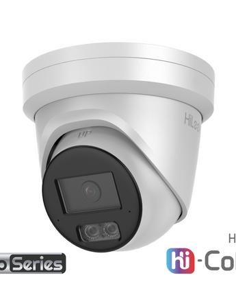 HILOOK 8MP 2.8mm Fixed Lens Turret Network Camera with Built-in Microphone IPC-T581H-MU(2.8mm)