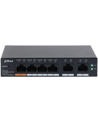 DAHUA DH-CS4006-4ET-60 6-Port Cloud Managed Desktop PoE Network Switch