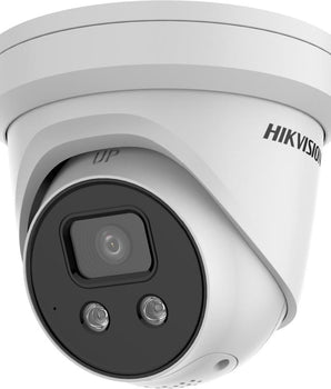 HIKVISION DS-2CD2386G2-ISU/SL 4K AcuSense Strobe Light and Audible Warning Fixed Turret Network Camera - view 1