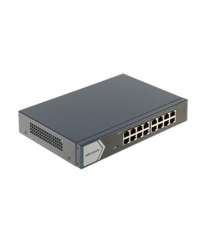 HIKVISION 16 Port Gigabit Unmanaged Switch DS-3E0516-E(B) - VIRTUS ELECTRONICS