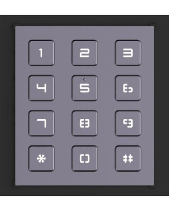 HIKVISION DS-KD-KP Intercom Gen 2 Keypad Module, IP65 Rated, Backlit, KD8 Series Door Station