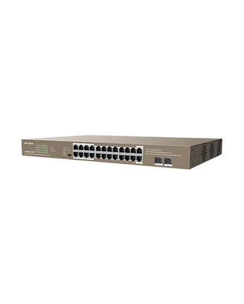 IP-COM 24GE+2SFP Ethernet Unmanaged 24-Port PoE Switch G1126P-24-410W - VIRTUS ELECTRONICS