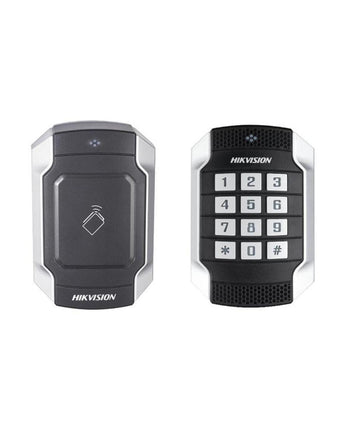 HIKVISION DS-K1104MK Mifare-1 PIN/Card Reader, Wiegand/RS-485, Vandal-Resistant