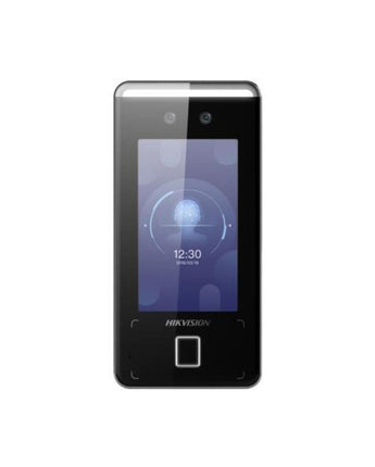 HIKVISION Value Series Face Access Terminal Fingerprint Recognition Deep Learning Algorithm 4.3 Inch Capacitive Touch Screen 2MP Wide-Angle Dual-Lens AXS-K1T341CMFW