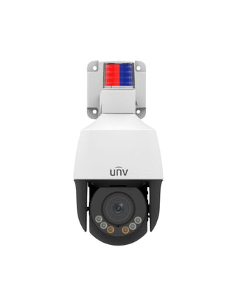 UNIVIEW 5MP 4X Optical Zoom LightHunter Active Deterrence Mini PTZ Network Camera IPC675LFW-AX4DUPKC-VG