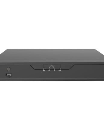 UNIVIEW Easy Series 8CH 8MP/4K 80Mbps Input 1-SATA HDD Network Video Recorder NVR301-08X-P8