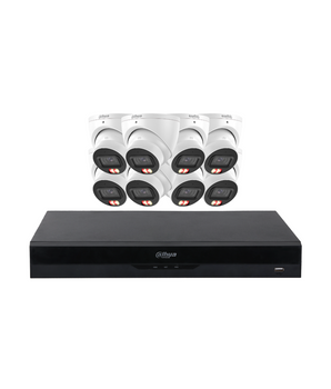 DAHUA 6MP Smart Dual Light Turret Kit 8 Channel NVR
