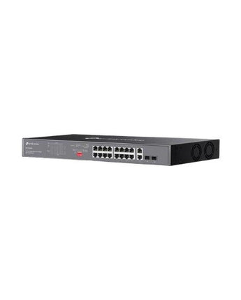 TP-LINK Omada 18-Port Gigabit Rackmount Switch with 16-Port PoE+ TP-DS1018GMP - VIRTUS ELECTRONICS