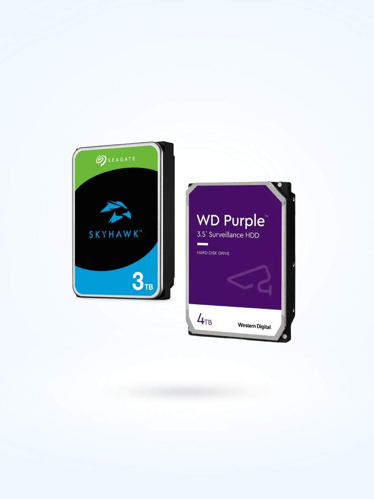 3TB & 4TB Hard Drives (HDD) for CCTV & NVR