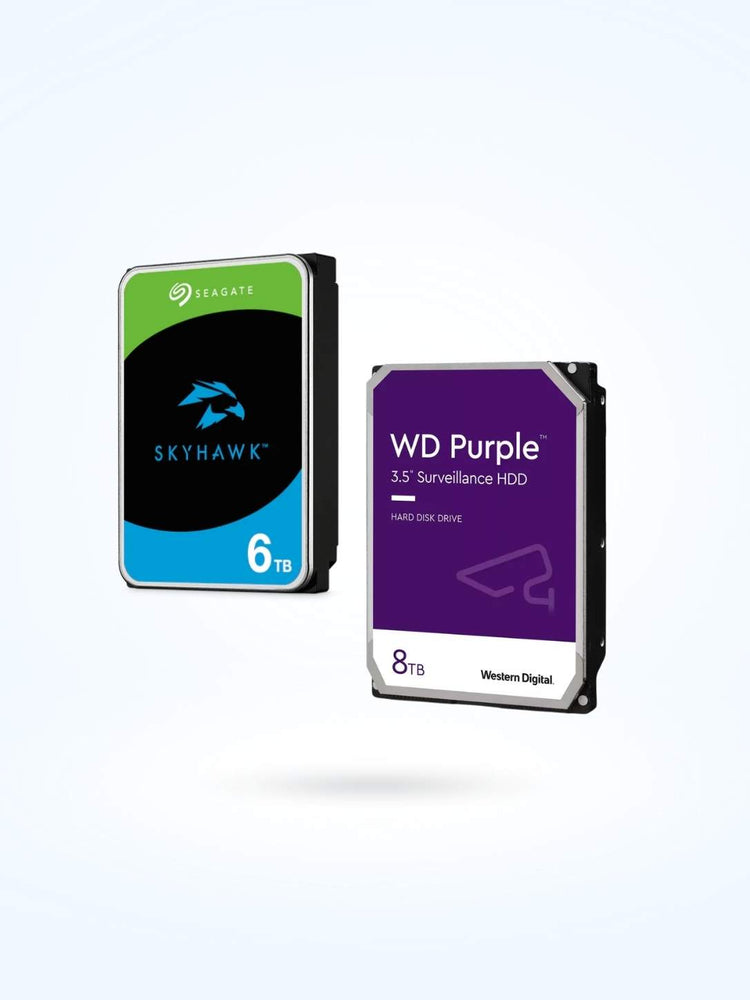 6TB & 8TB Hard Drives (HDD) for CCTV & NVR