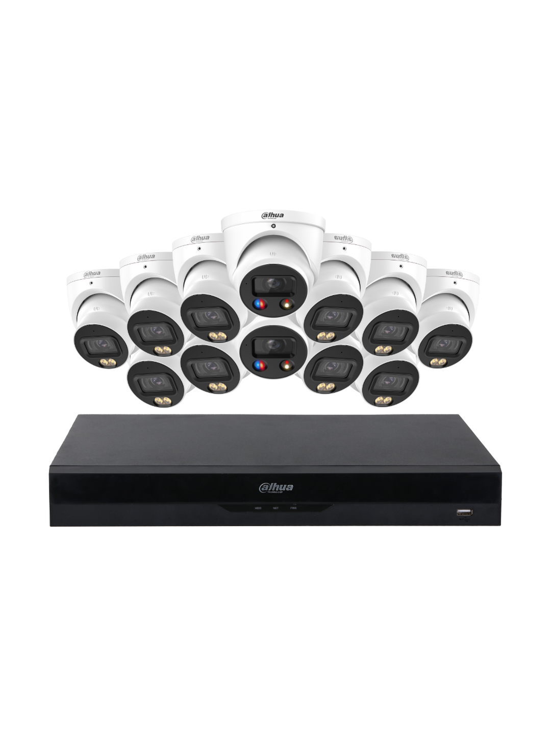 DAHUA 12-Channel Security Kit 10x 5MP 2x 8MP TiOC NVR