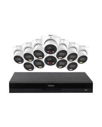 DAHUA 12-Channel Security Kit 10x 5MP 2x 8MP TiOC NVR
