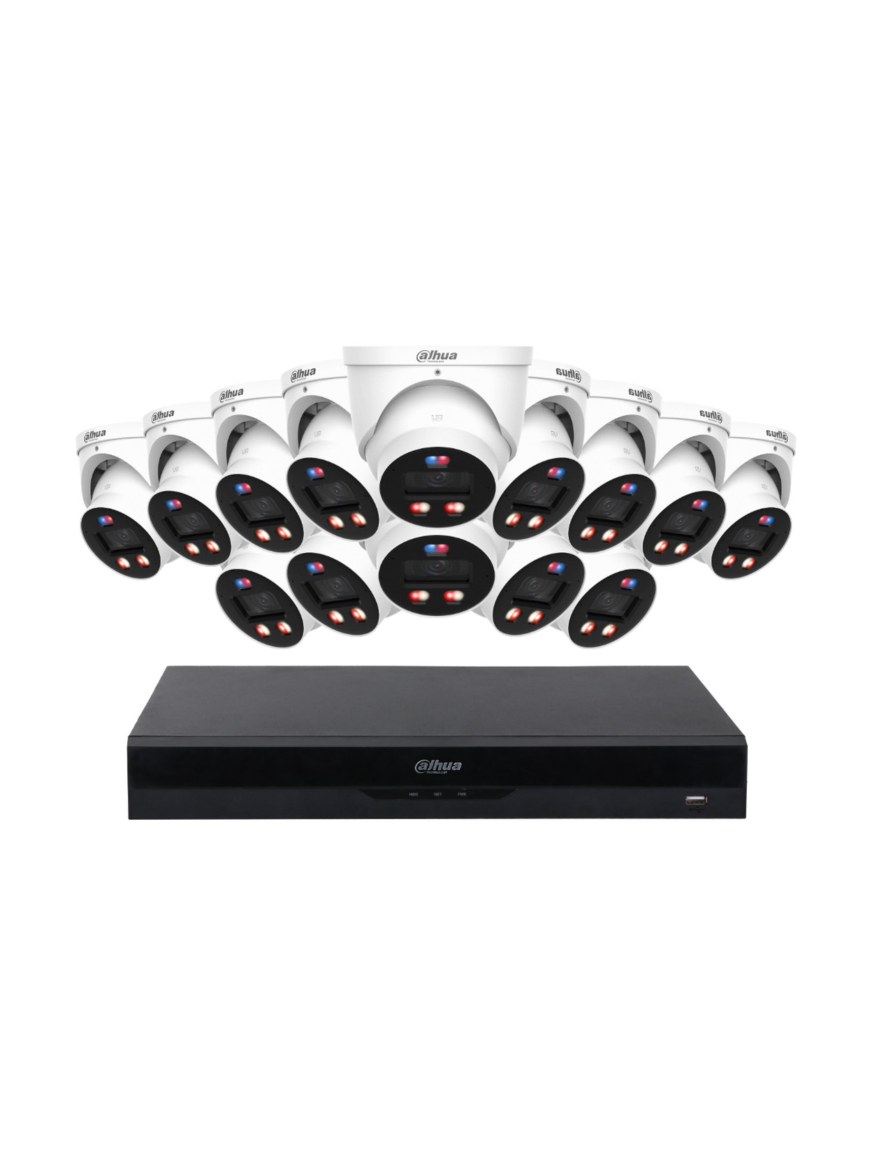 DAHUA 16-Channel 14x 8MP TiOC 3.0 Pro Turret Kit NVR