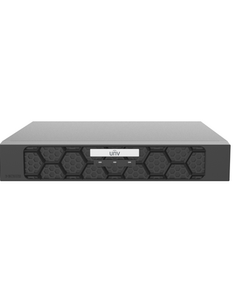 UNIVIEW IQ Series 16MP 16-Channel PoE Network Video Recorder 2-SATA HDD 4K HDMI Output NVR502-16B-P16-IQ