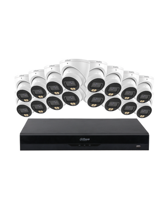 DAHUA 5MP WizColor 16 Channel Turret Kit SMD 4.0 AI