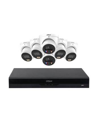 DAHUA 8MP TiOC 3.0 5MP WizColor Security Kit with AI NVR