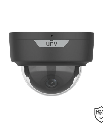 UNIVIEW Prime-II 6MP LightHunter IR Fixed Dome Network Camera Black IPC326SS-ADF28K-I1-BK