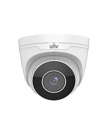UNIVIEW 6MP Motorised Varifocal Turret Network Camera Smart IR 40m Built-in Mic IP67 IPC3636LE-ADZK-G