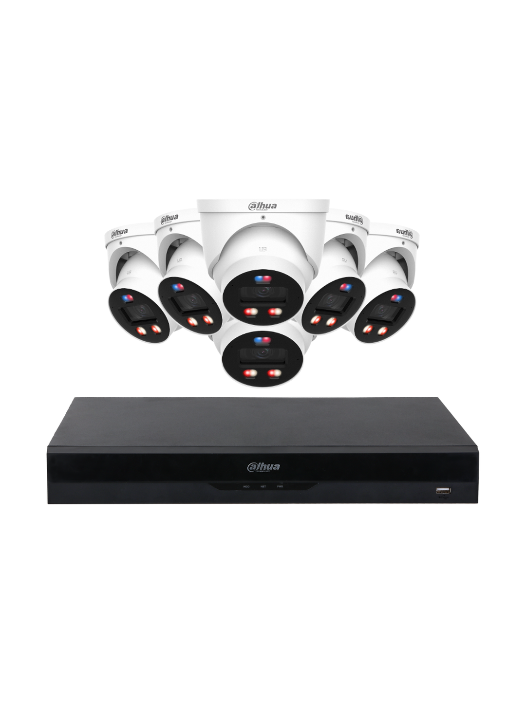 DAHUA 8MP 4K TiOC 3.0 Pro Kit with 8CH WizSense AI NVR