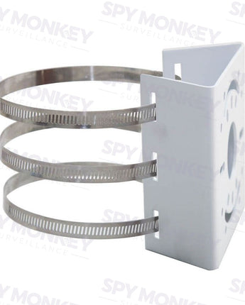 UNIVIEW Pole Mount Adapter Bracket 136mm x 127mm Galvanised Steel TR-UP06-IN
