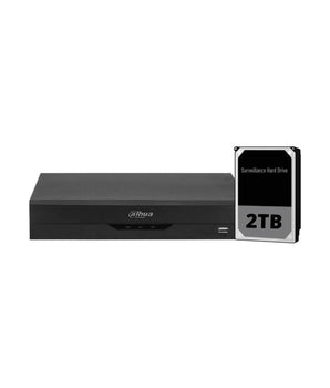 DAHUA 4CH 4K XVR 2TB HDD IVS Detection DH-XVR5104HS-4KL-I3-S2-2TB