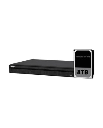 DAHUA 8CH 4K Penta-Brid XVR Recorder With 8TB HDD DH-XVR5108HS