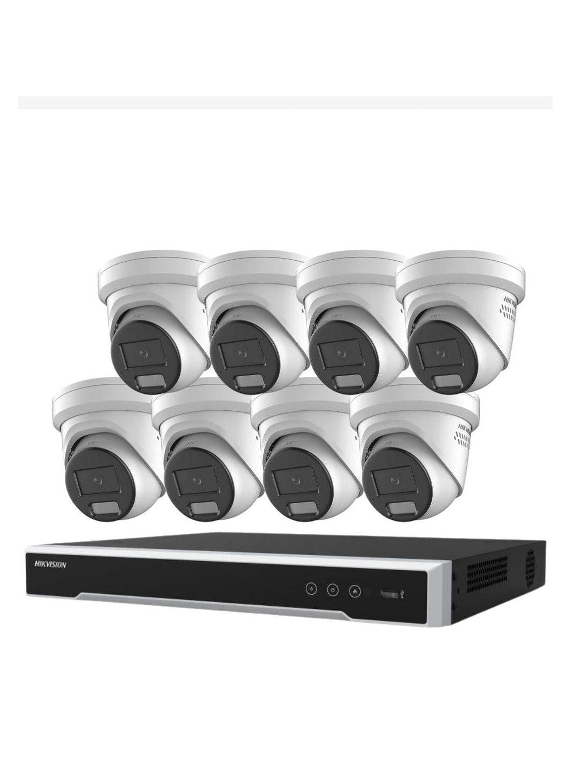 HIKVISION 8x 6MP ColorVu Liveguard Turret Kit with 8CH or 16CH NVR and Hard Drive