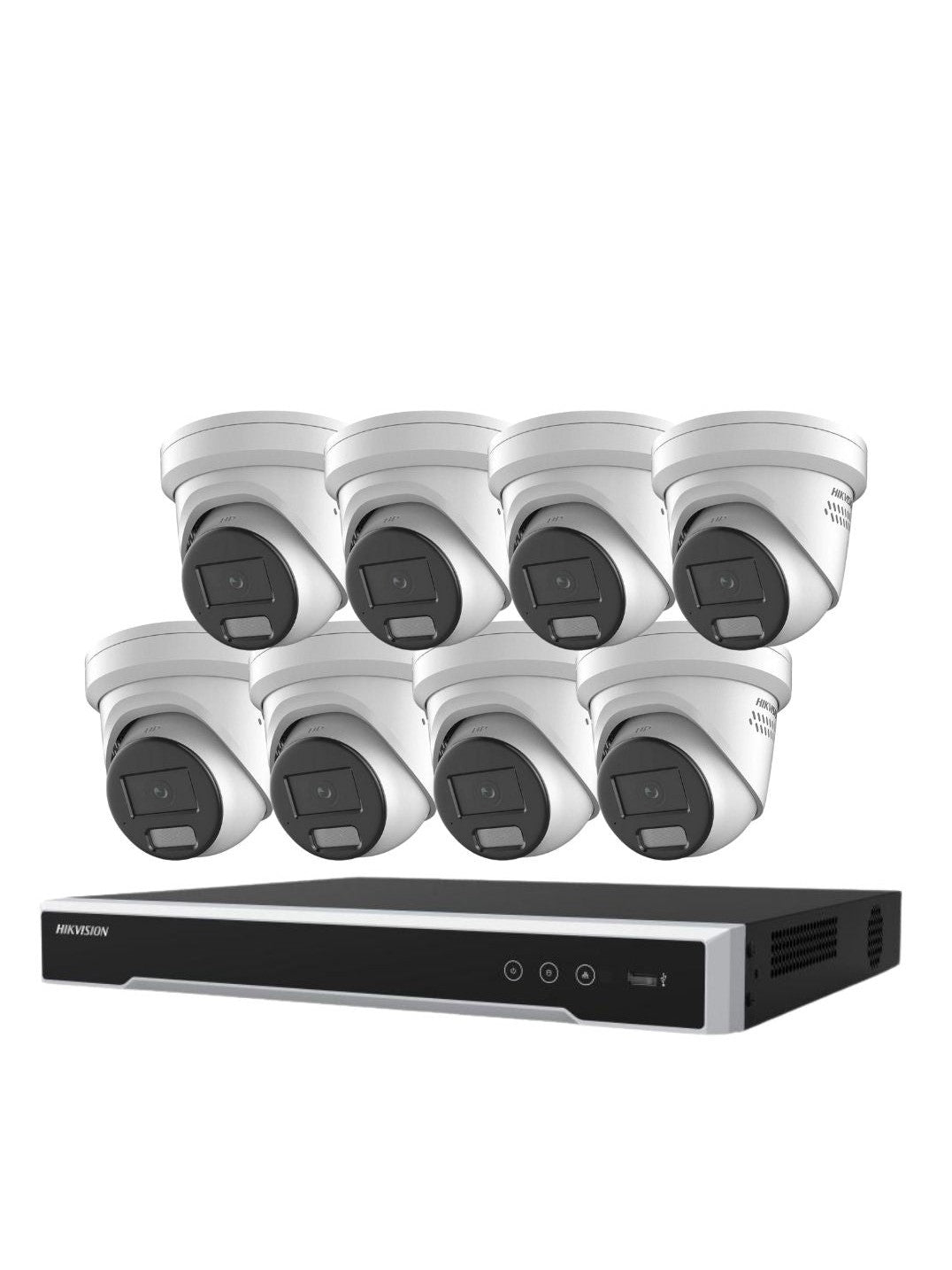 HIKVISION HK-P8 8MP Smart Hybrid ColorVu Liveguard Turret 4CH NVR Security Kit