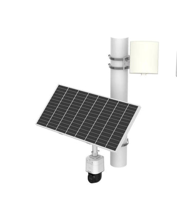 HIKVISION DS-2XS3Q47G1-LDWH-C18S40 4MP ColorVu Solar-Powered PTZ Camera, 2.8mm, Wi-Fi, IP65