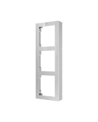 HIKVISION DS-KD-ACW3-S Gen 2 Stainless Steel 3 Module Surface Mounting Box Intercom