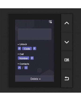 HIKVISION DS-KD-DIS Intercom Gen 2 Display Module 3.5in Monitor 4 Buttons KD-DIS