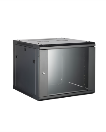 HIKVISION DS-XS Series Wall-Mounted 19-Inch Rack Cabinet with Glass Door SPCC Steel 40kg Load