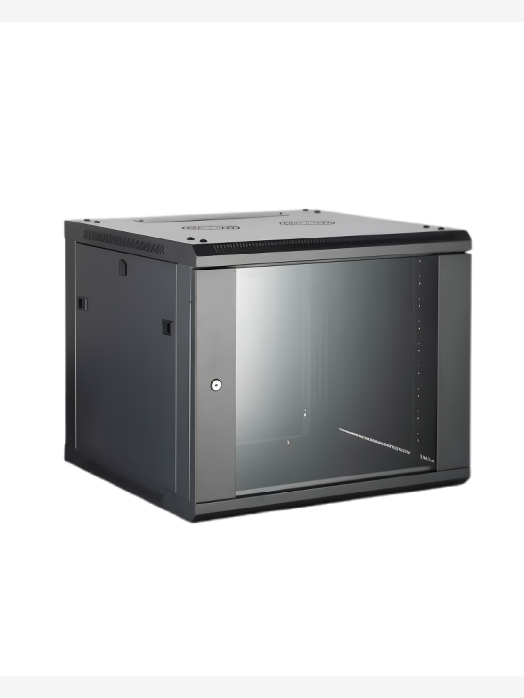 HIKVISION DS-XS Series Wall-Mounted 19-Inch Rack Cabinet with Glass Door SPCC Steel 40kg Load 12U DS-XS6412-S-B