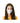 Woman in a yellow shirt wearing a white mask and a transparent face shield, outlined in green.