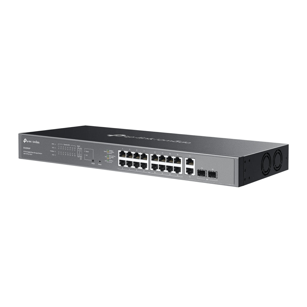 TP-LINK ES220GMP 20-Port Gigabit 16-Port PoE+ Easy Managed Switch – view 3