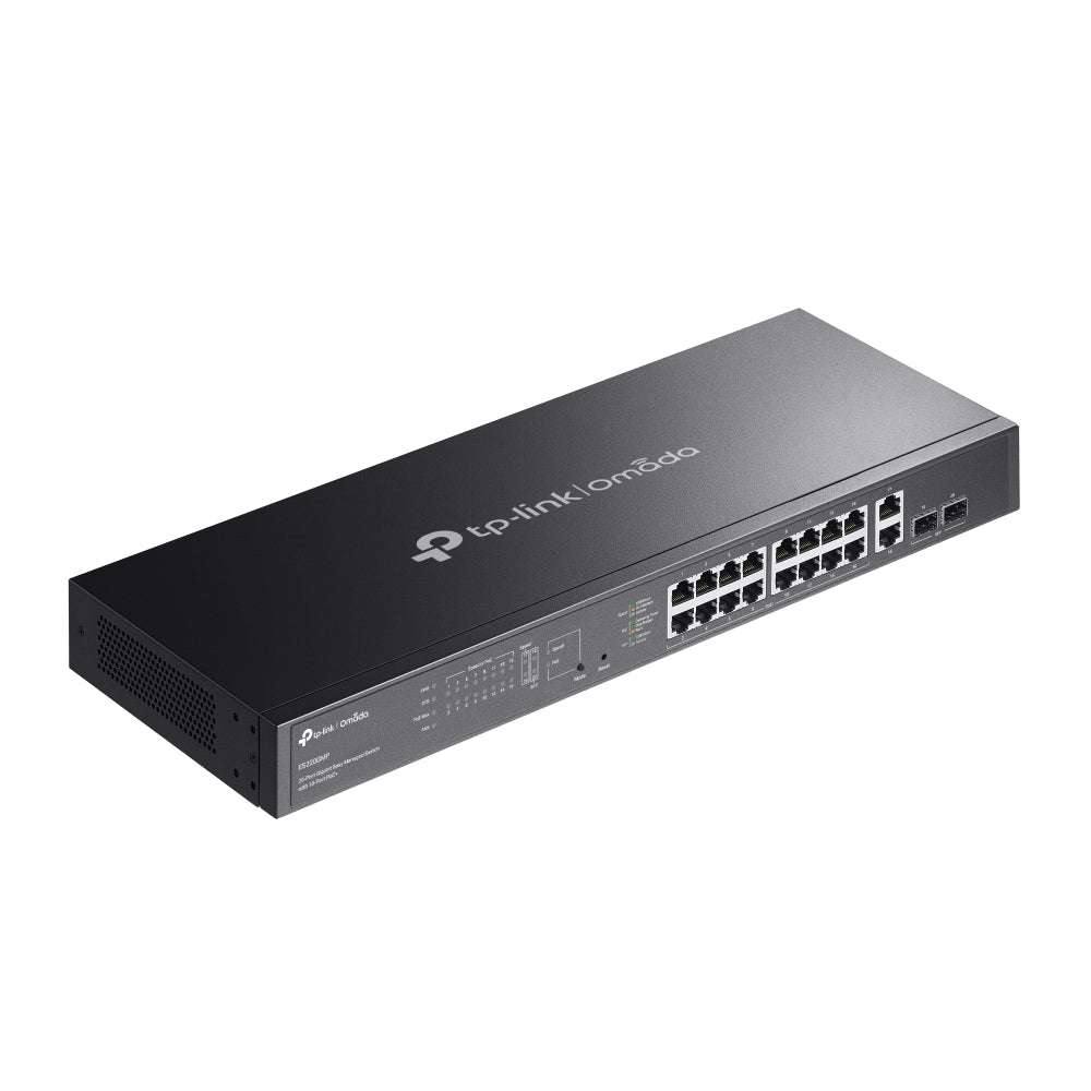 TP-LINK ES220GMP 20-Port Gigabit 16-Port PoE+ Easy Managed Switch – view 4