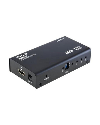 Pro2 4 Way HDMI Splitter Distributor 1 in 4 Out Booster 3D, 4K, 2K, FHD 1080p HDMI4SP - VIRTUS ELECTRONICS