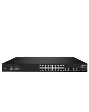 UNIVIEW NSW2000-16T2GC-POE 16-Port 10/100Mbps PoE Switch 250W