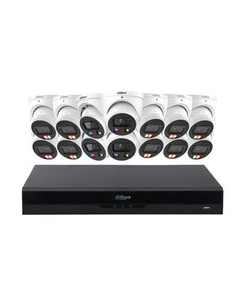 DAHUA 6MP Security Kit 4x TiOC 3.0 Active Deterrence NVR