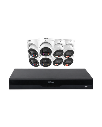 DAHUA 6MP TiOC 3.0 Active Deterrence Kit WizSense NVR