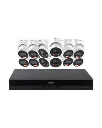 DAHUA 6MP TiOC 3.0 Active Deterrence Security Kit 16CH NVR