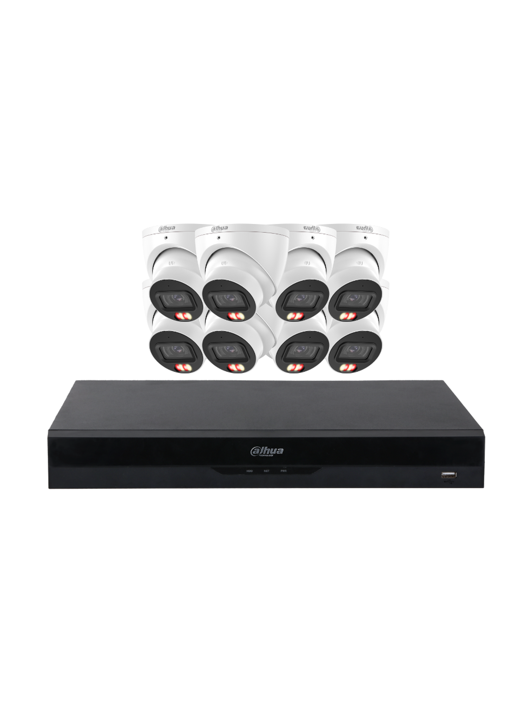 DAHUA 6MP Smart Dual Light Turret Kit 8 Channel NVR