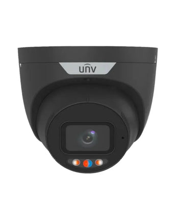 UNIVIEW Prime-II Triguard 8MP Intelligent Light Audible Warning Motorised Varifocal Turret Network Camera IPC3638SS-ADF28KMC-I1-BK