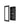 Sleek black steel AKUVOX X912S flush mount box for seamless in-wall installation, 265x116x45mm.